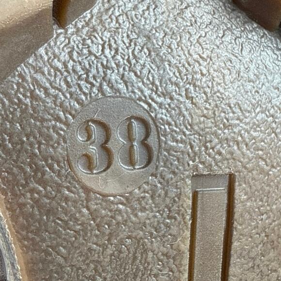 Manas Women's Brown Suede Sherpa Fold Over Buckle Strap Zip Snow Boots 38 US 7.5 - Picture 7 of 7